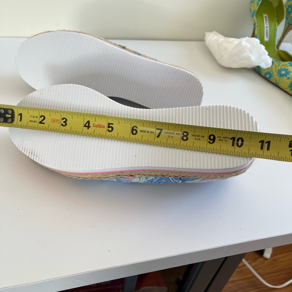 Lilly Pulitzer Blue and Pink Espadrilles - Picture 5 of 6